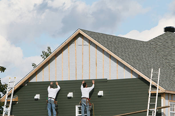 Professional Siding Contractor technician working in Kempton, PA